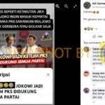 [SALAH] Jokowi Jadi Ketua Umum PKS